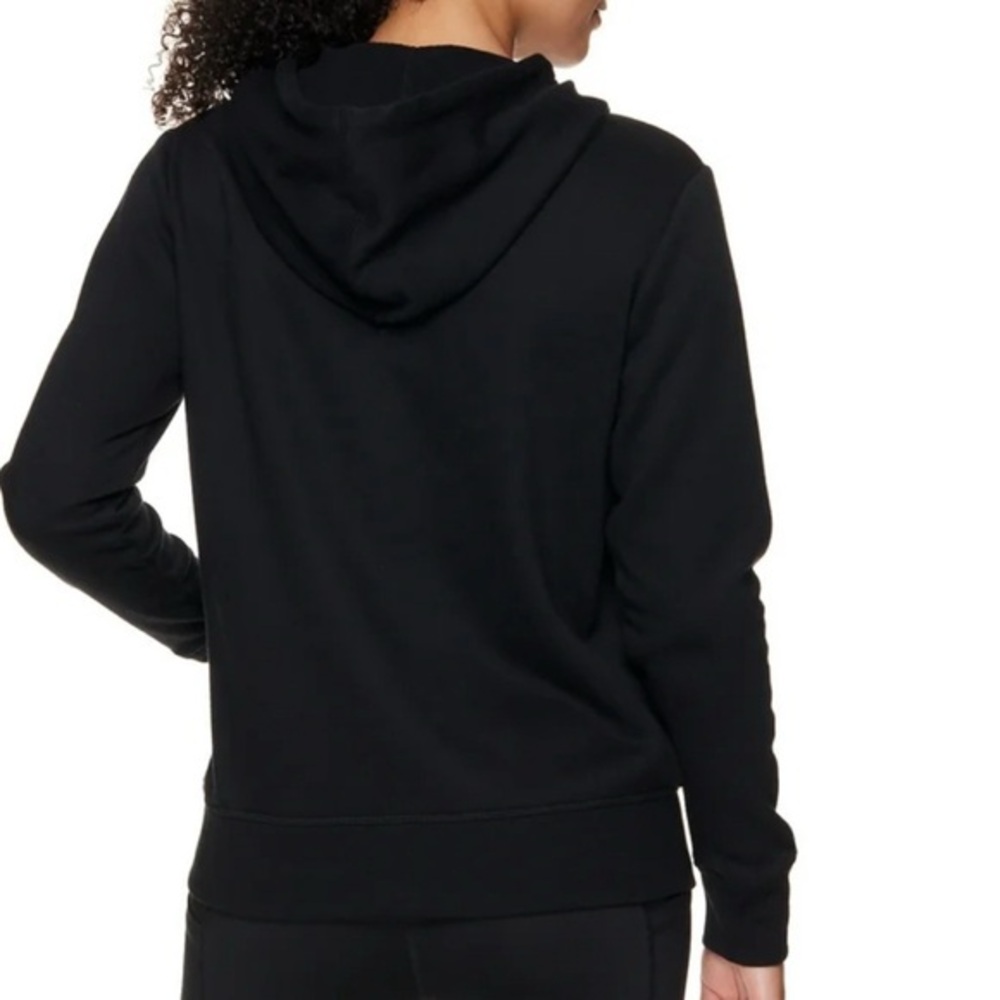 Reebok Sweatshirt Hoodie Gold Logo Full Zip Pockets Size Medium Bust 42” - 48”